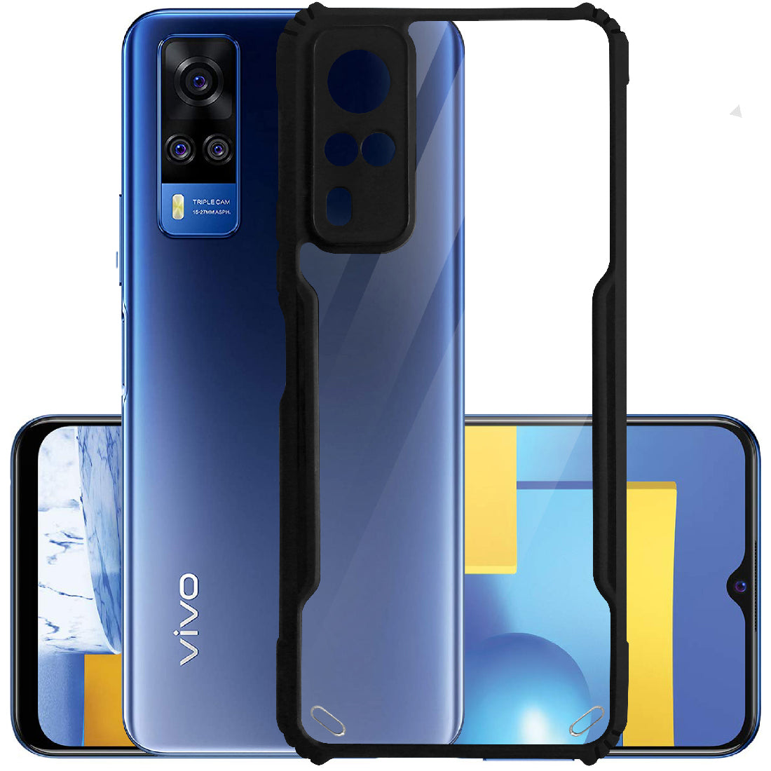 Shockproof Hybrid Cover for Vivo Y51A / Y51 (2020) / Y31 (2021)