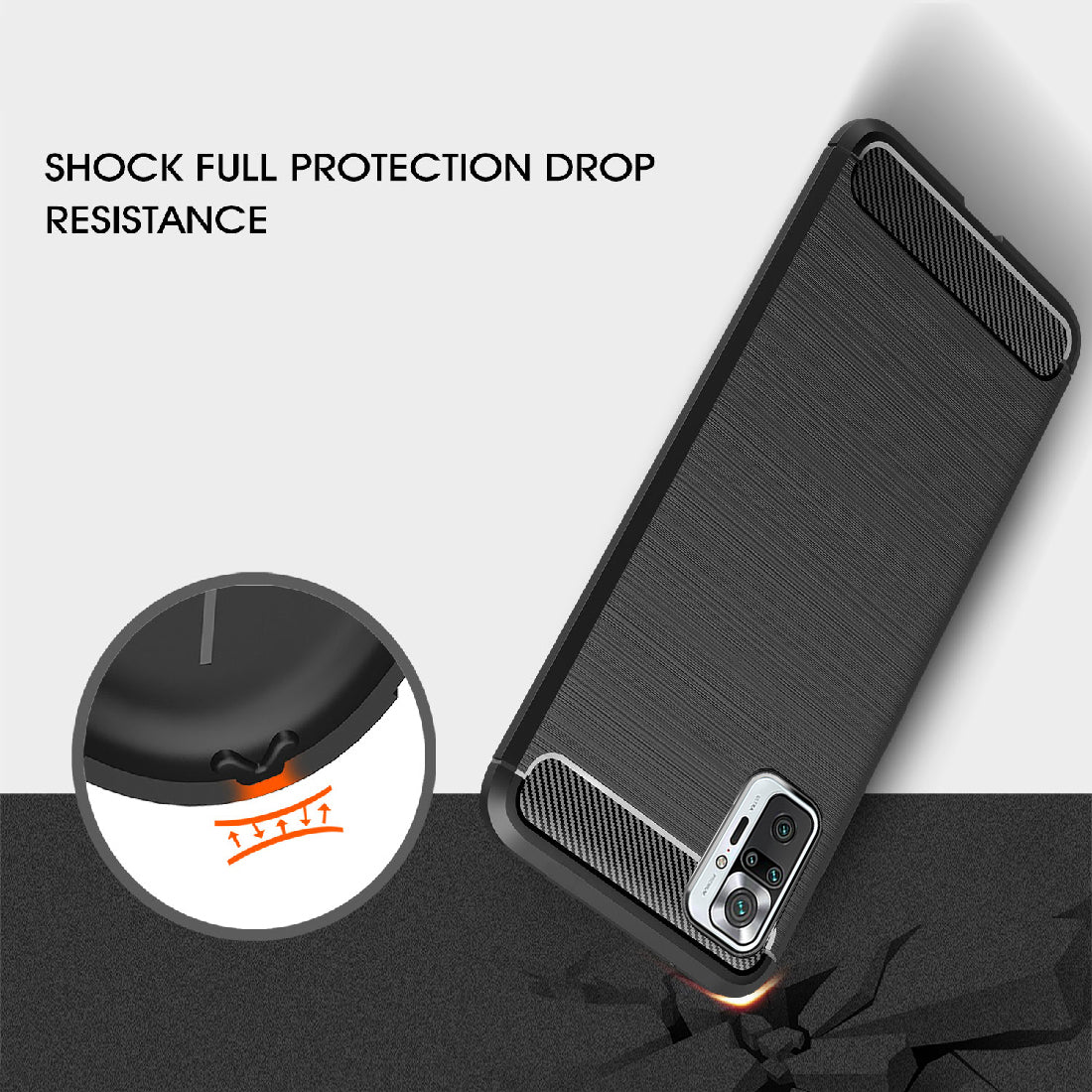 Carbon Fiber Case for Mi Redmi Note 10 Pro / Note 10 Pro Max