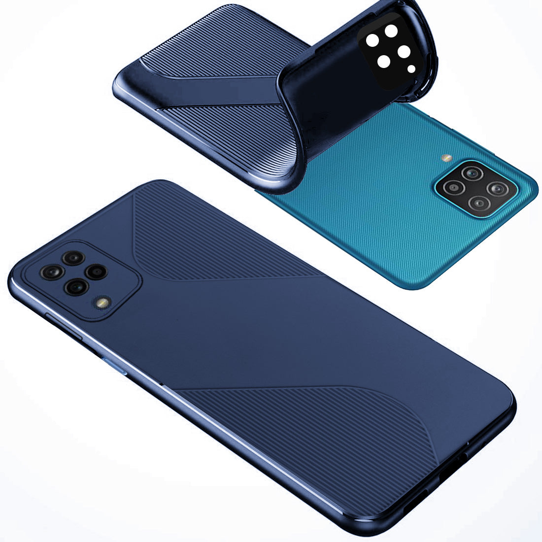S-Style Matte TPU Back Cover for Samsung Galaxy A12