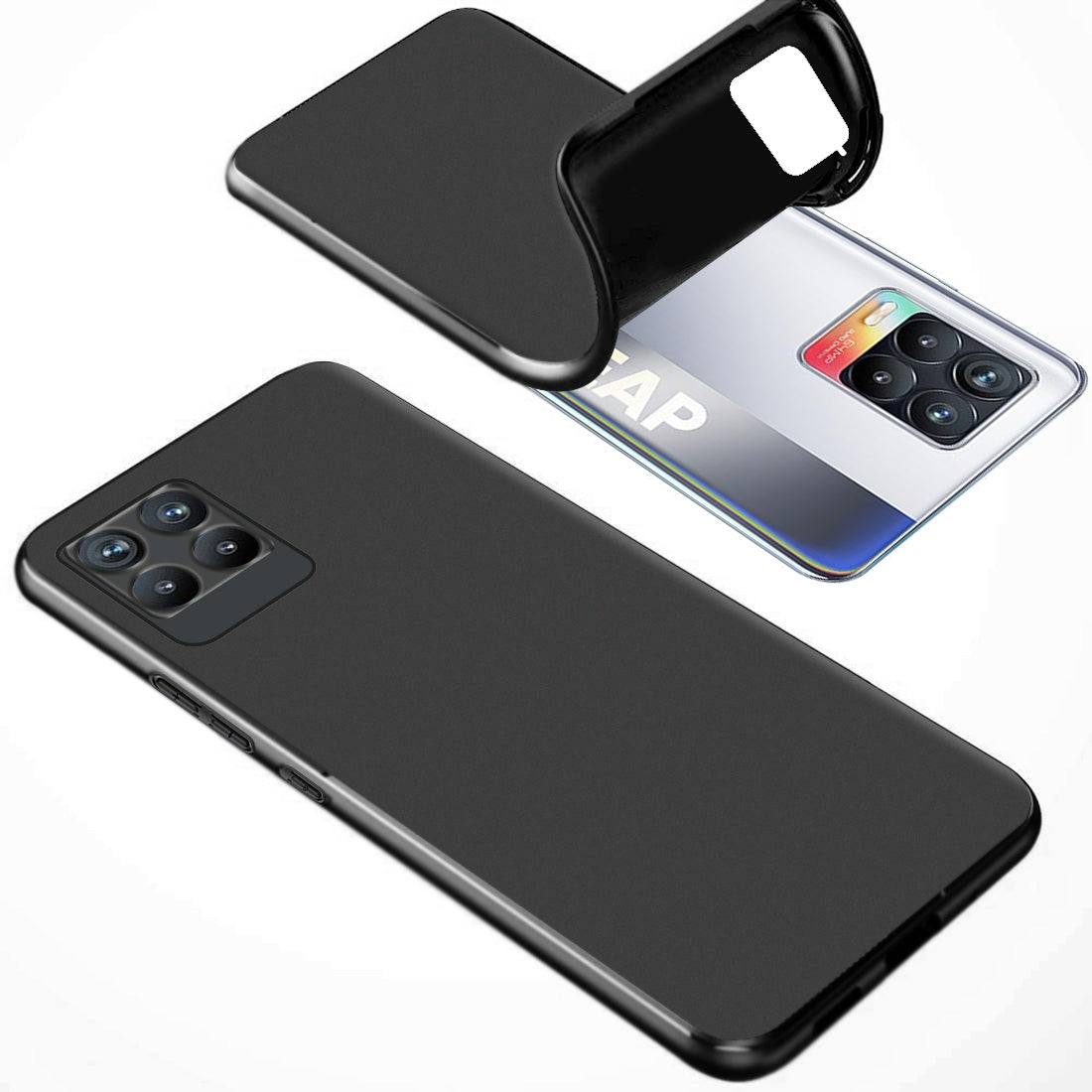 Matte Finish TPU Back Cover for Realme 8 / Realme 8 Pro