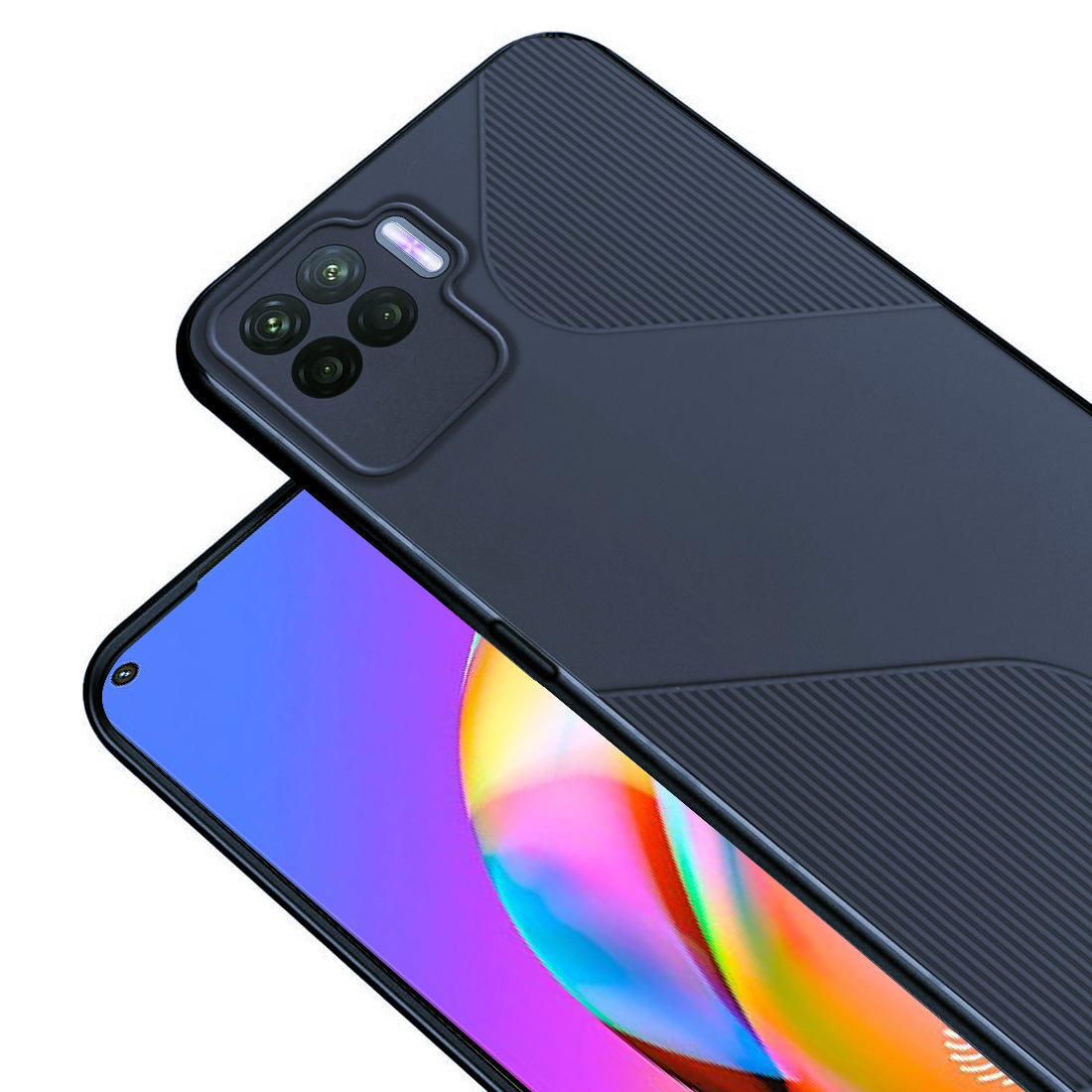 S-Style Matte TPU Back Cover for Oppo F19 Pro