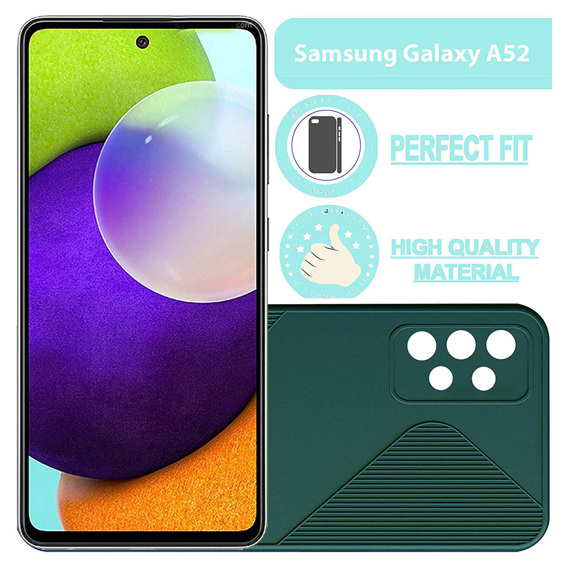 S-Style Matte TPU Back Cover for Samsung Galaxy A52 4G
