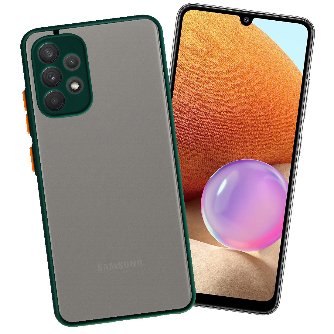 Smoke Back Case Cover for Samsung Galaxy A32 4G