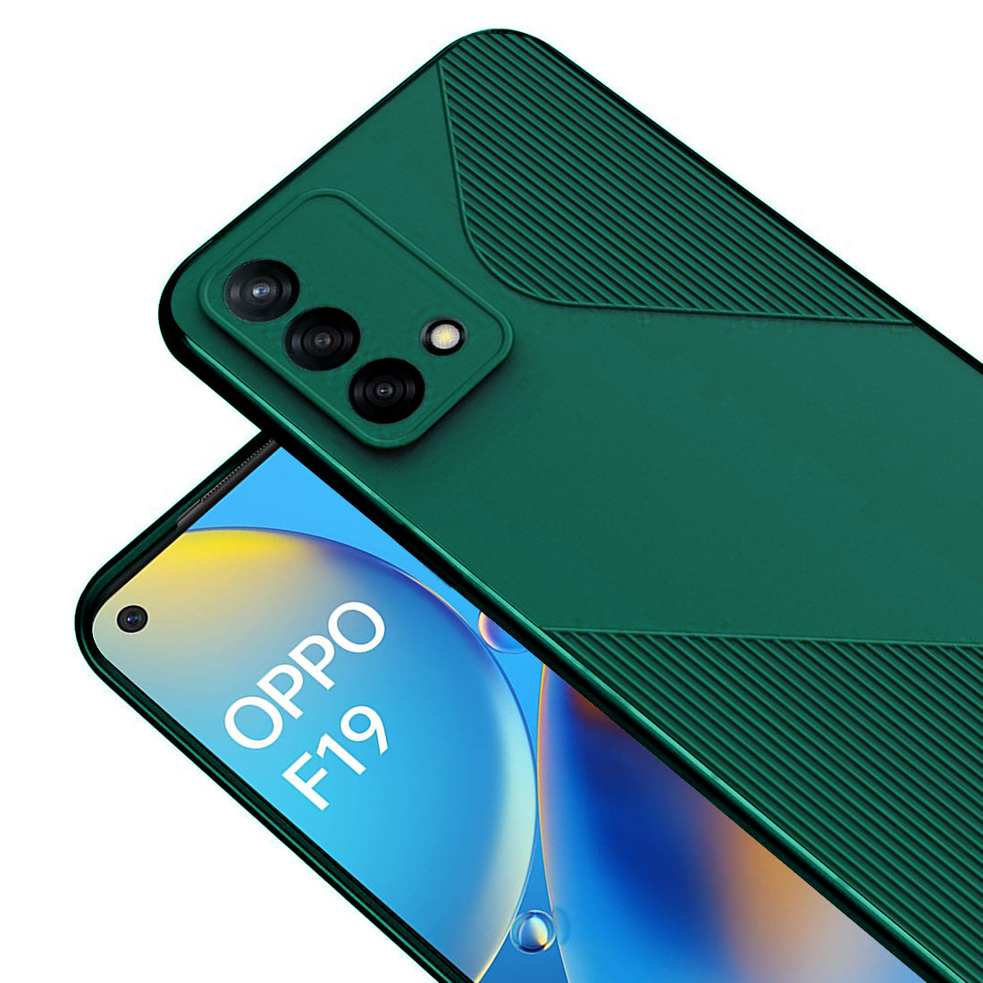 S-Style Matte TPU Back Cover for Oppo F19