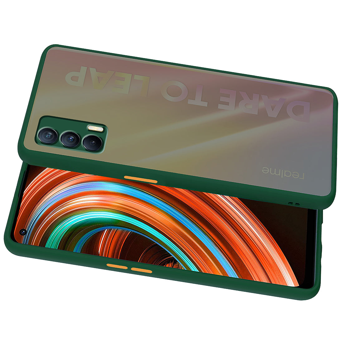 Smoke Back Case Cover for Realme X7 5G