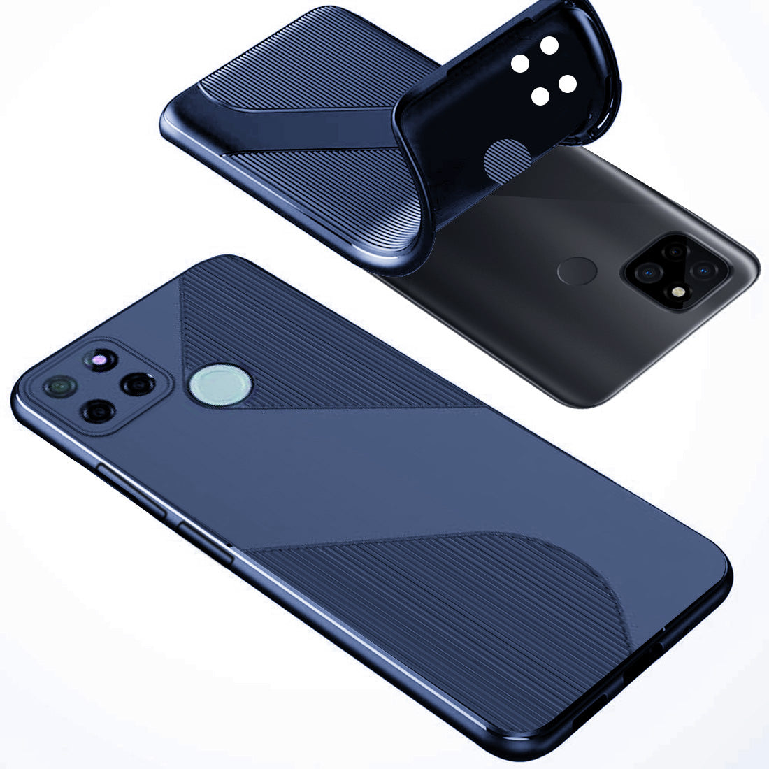 S-Style Matte TPU Back Cover for Realme C12 / C15 / C25 / Narzo 20 / Narzo 30A