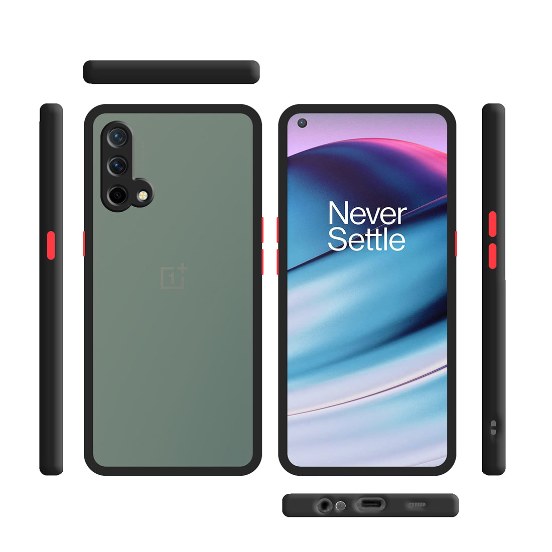 Smoke Back Case Cover for OnePlus Nord CE 5G