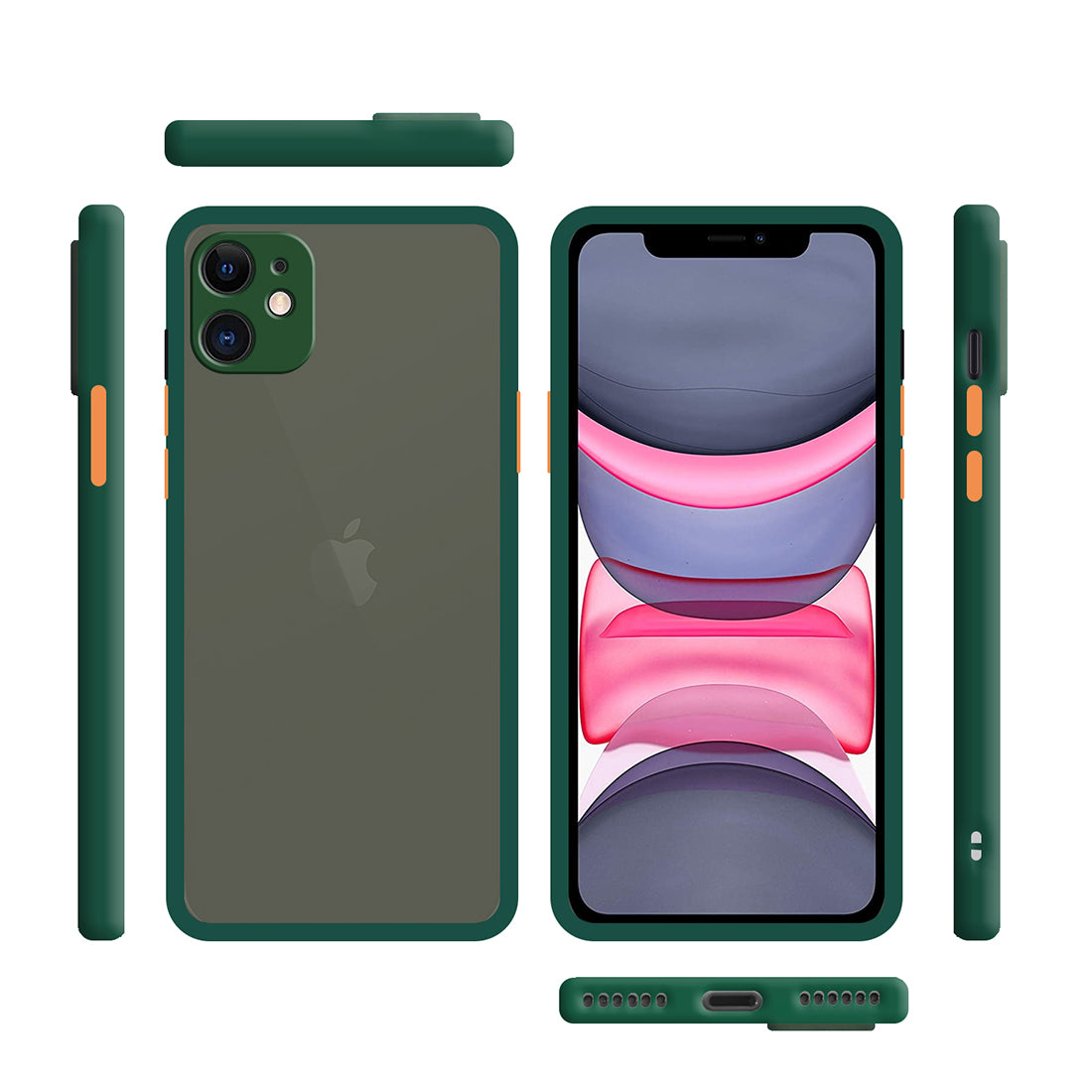 Smoke Back Case Cover for Apple iPhone 11