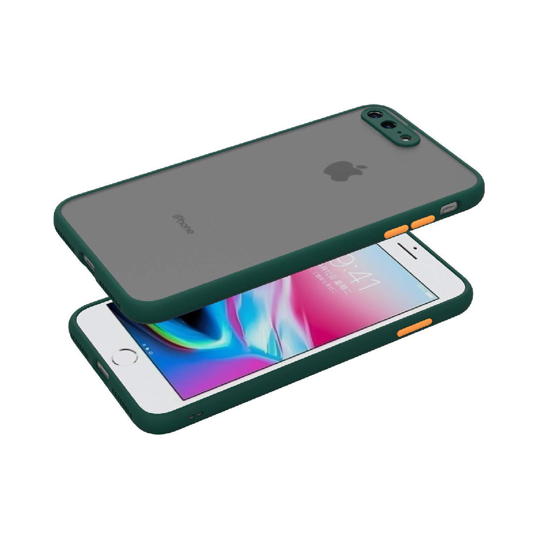 Smoke Back Case Cover for Apple iPhone 7 Plus / iPhone 8 Plus