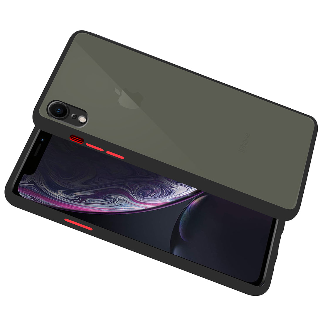 Smoke Back Case Cover for Apple iPhone XR