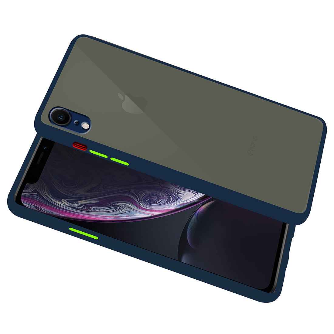 Smoke Back Case Cover for Apple iPhone XR