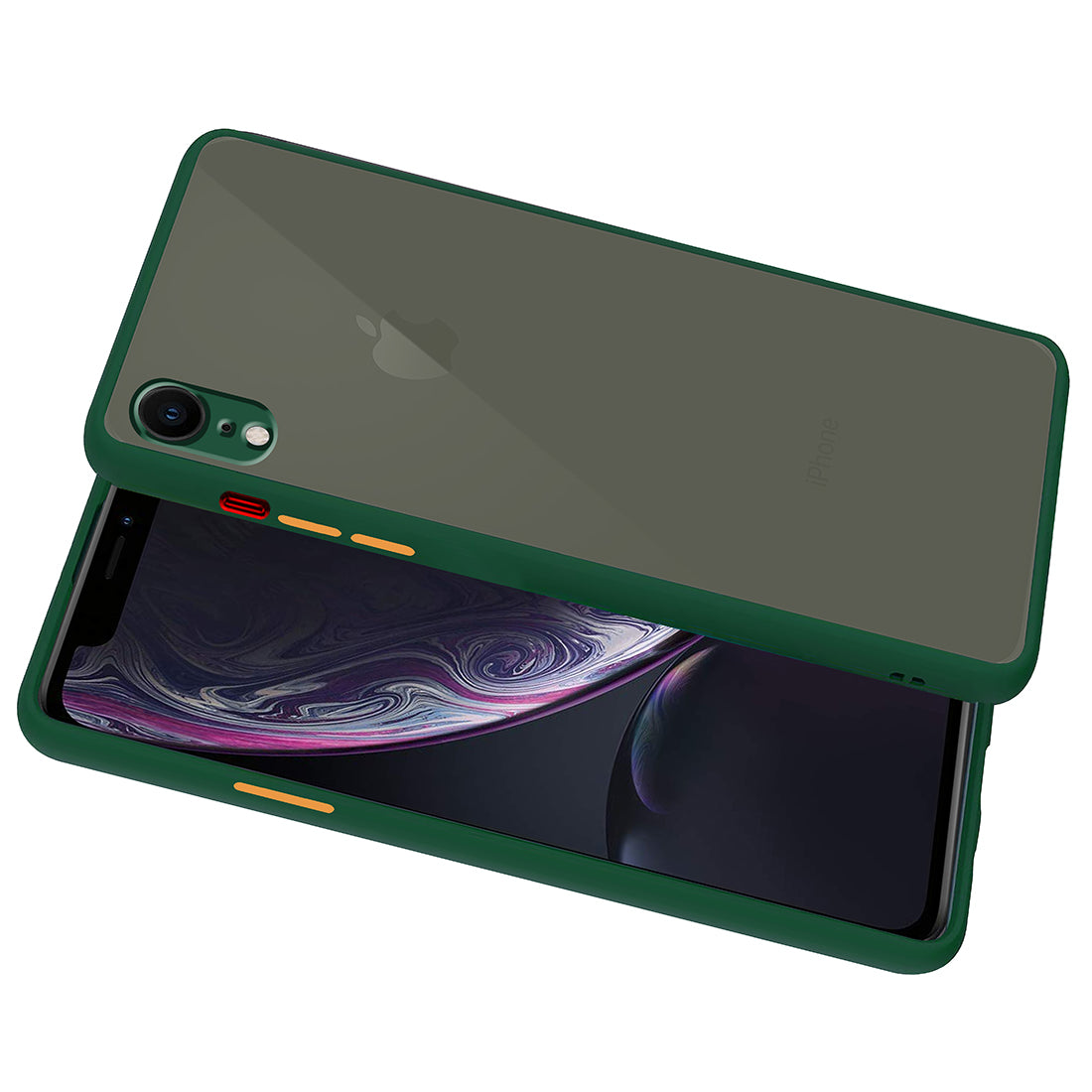 Smoke Back Case Cover for Apple iPhone XR