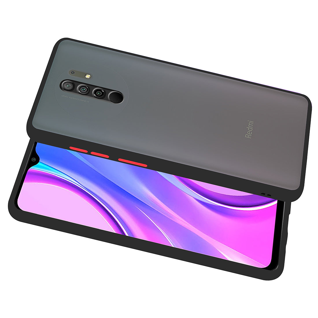 Smoke Back Case Cover for Mi Redmi 9 Prime / Poco M2