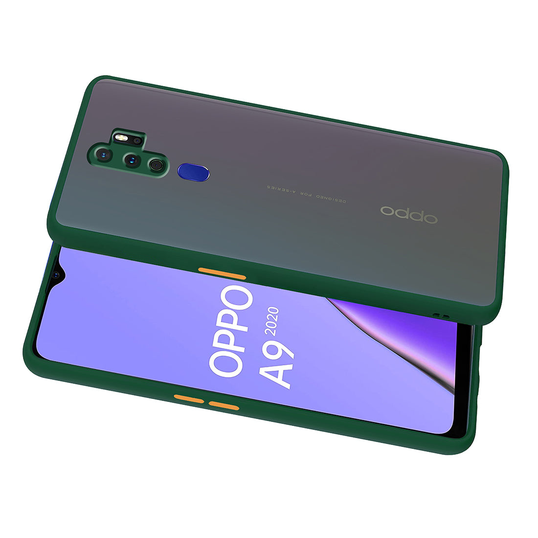 Smoke Back Case Cover for Oppo A5 (2020) / Oppo A9 (2020)