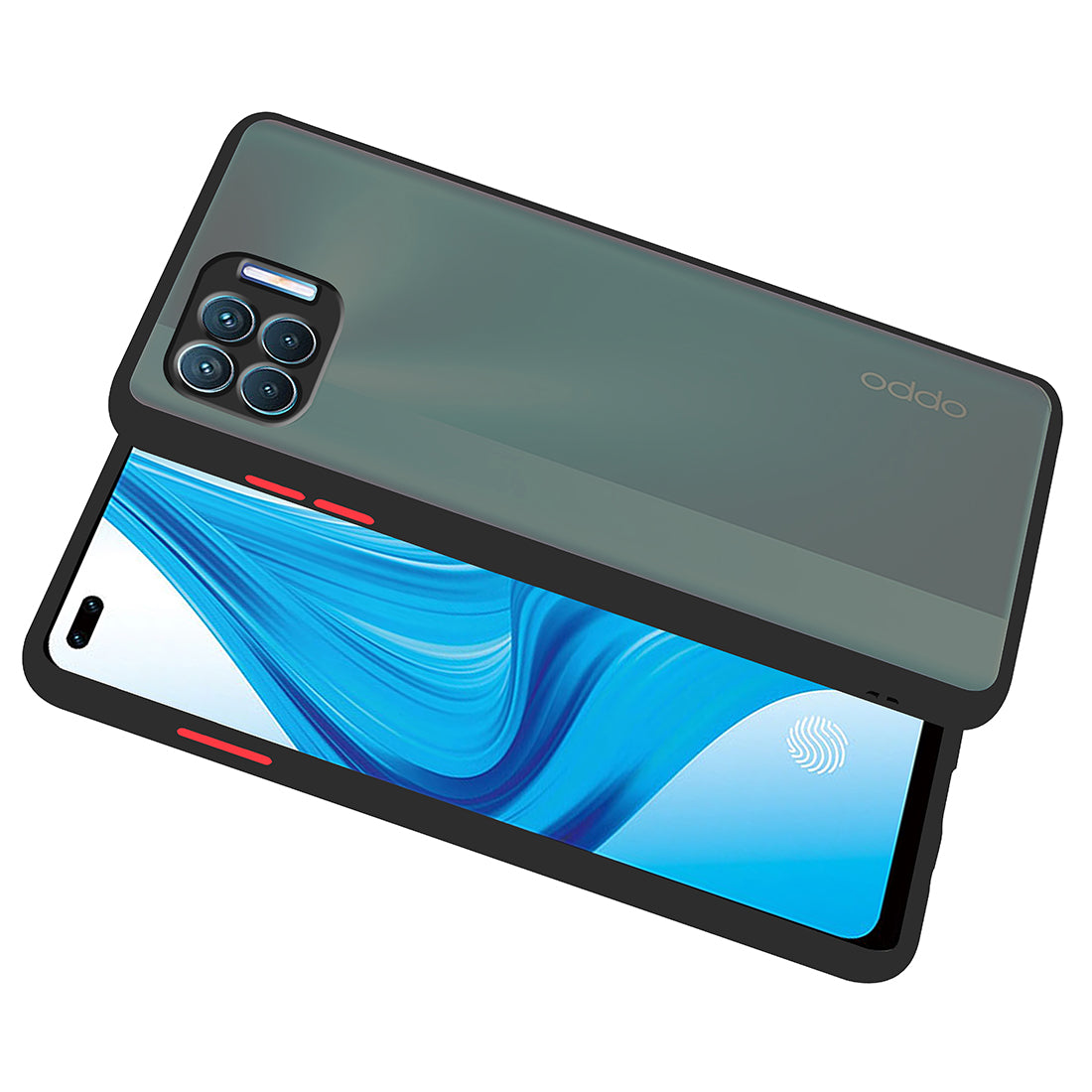 Smoke Back Case Cover for Oppo F17 Pro / Oppo A93