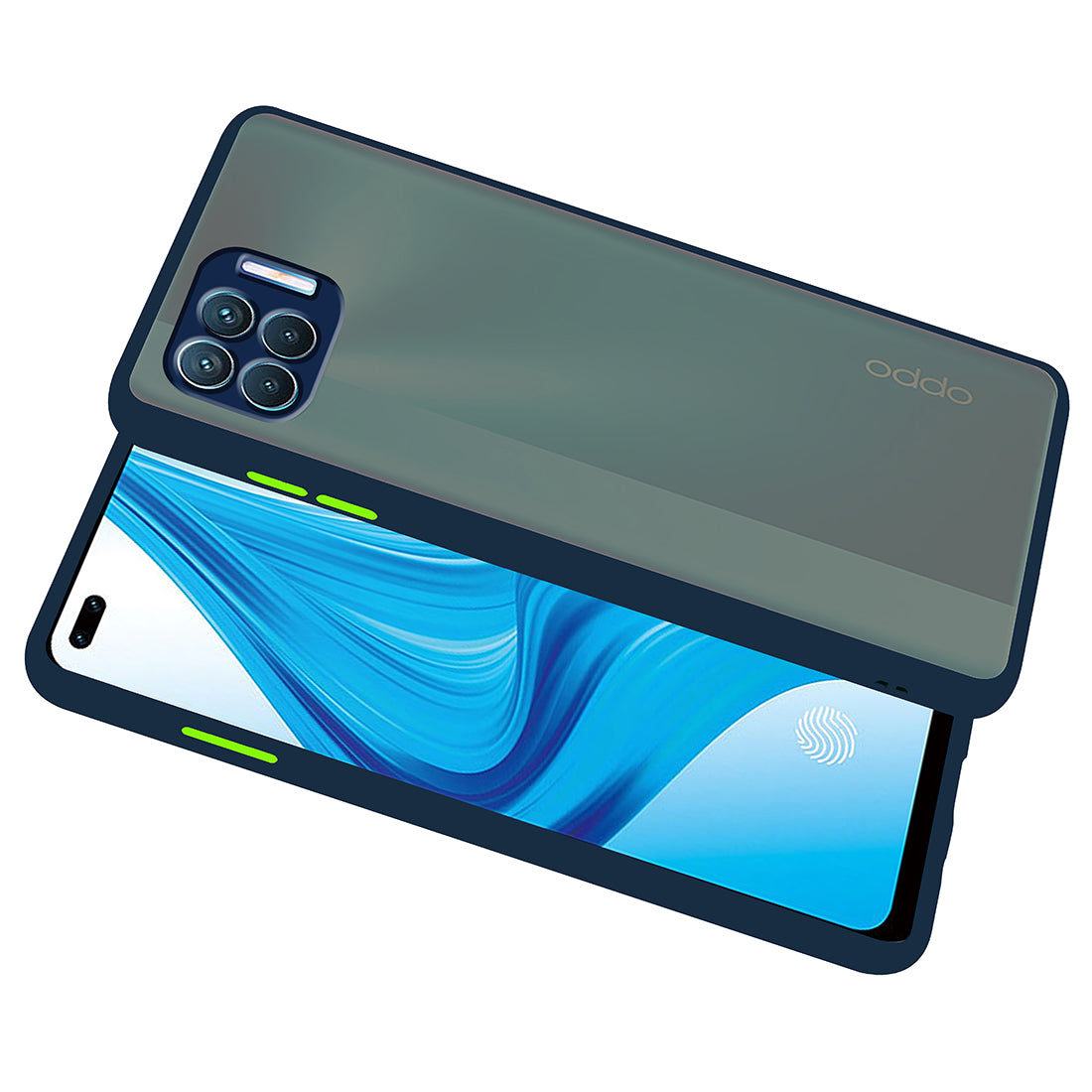 Smoke Back Case Cover for Oppo F17 Pro / Oppo A93