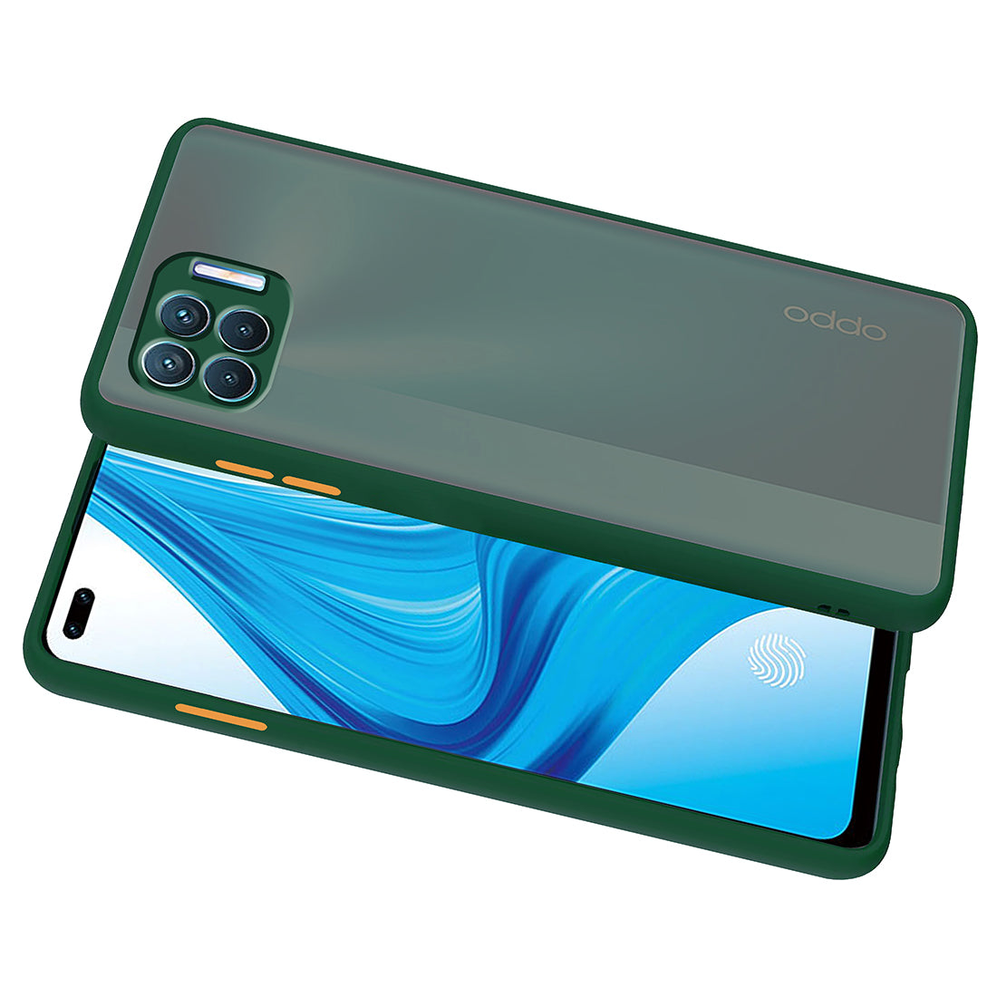 Smoke Back Case Cover for Oppo F17 Pro / Oppo A93