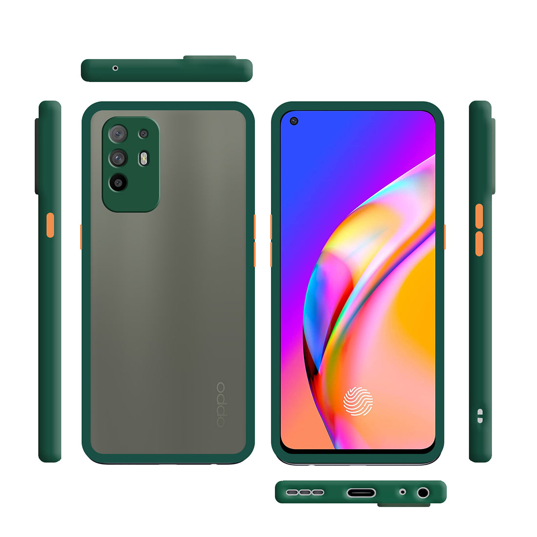 Smoke Back Case Cover for Oppo F19 Pro Plus 5G / Oppo A94 5G