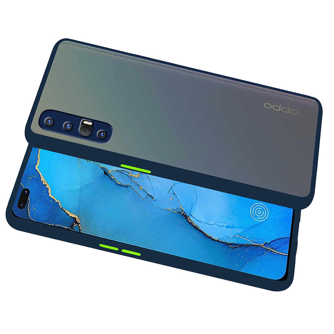 Smoke Back Case Cover for Oppo Reno 3 Pro