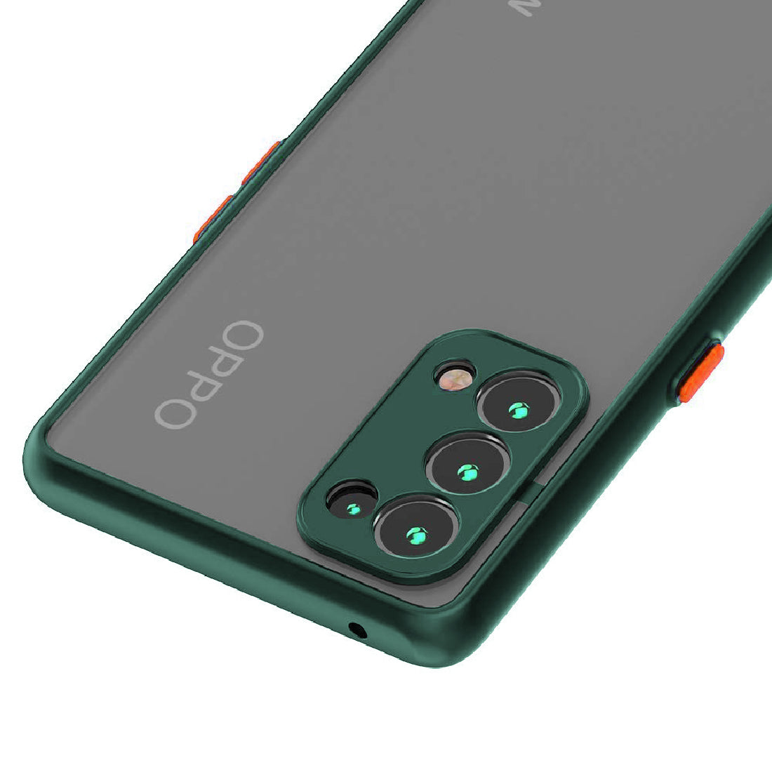 Smoke Back Case Cover for Oppo Reno 5 Pro