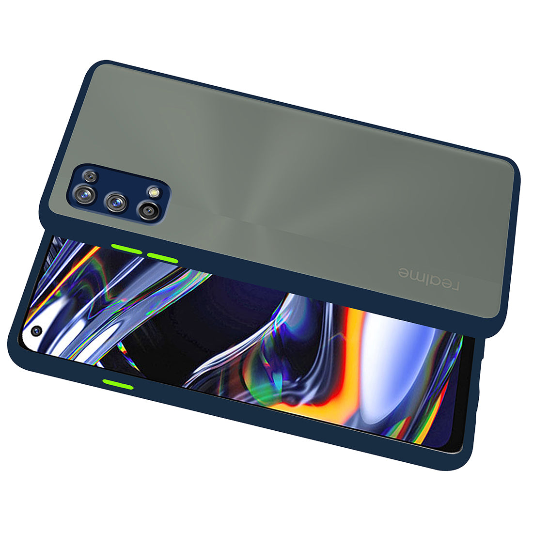 Smoke Back Case Cover for Realme 7 Pro