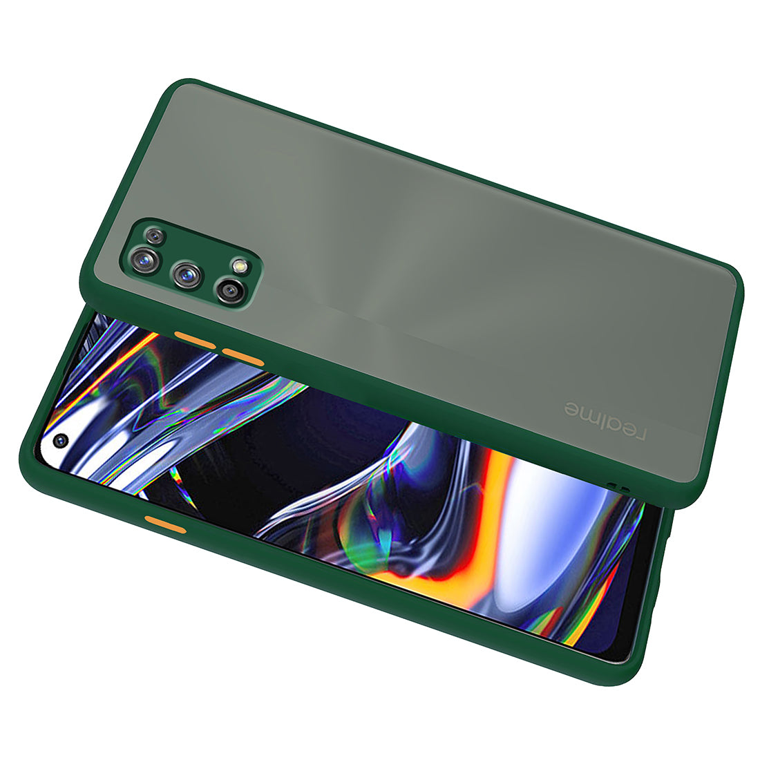 Smoke Back Case Cover for Realme 7 Pro