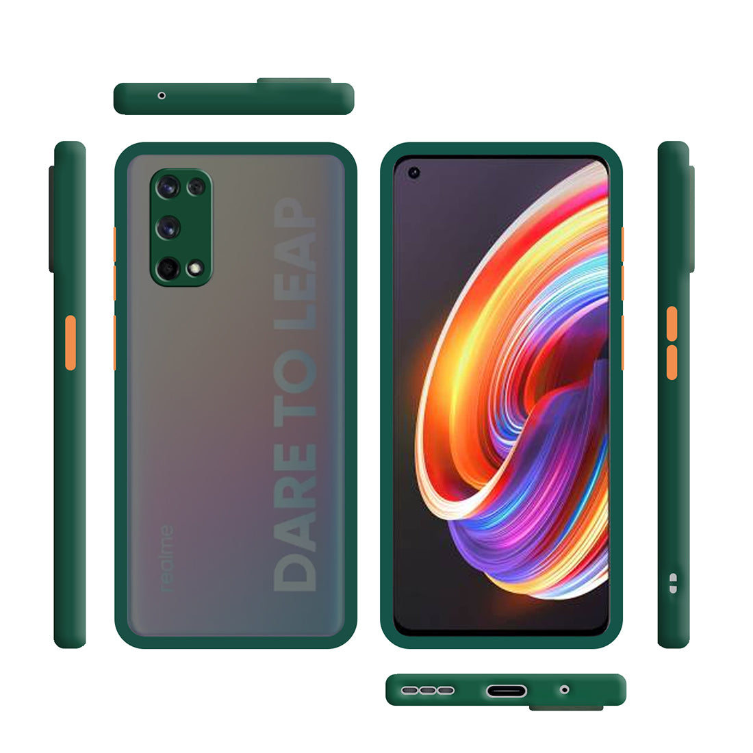 Smoke Back Case Cover for Realme X7 Pro