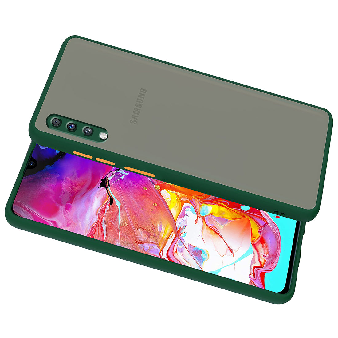 Smoke Back Case Cover for Samsung Galaxy A70