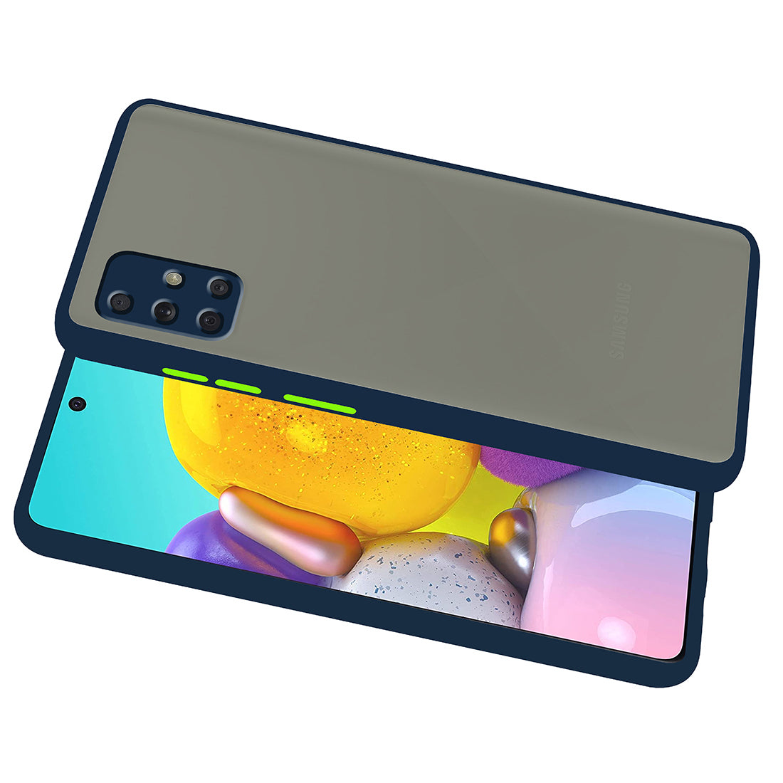 Smoke Back Case Cover for Samsung Galaxy A71