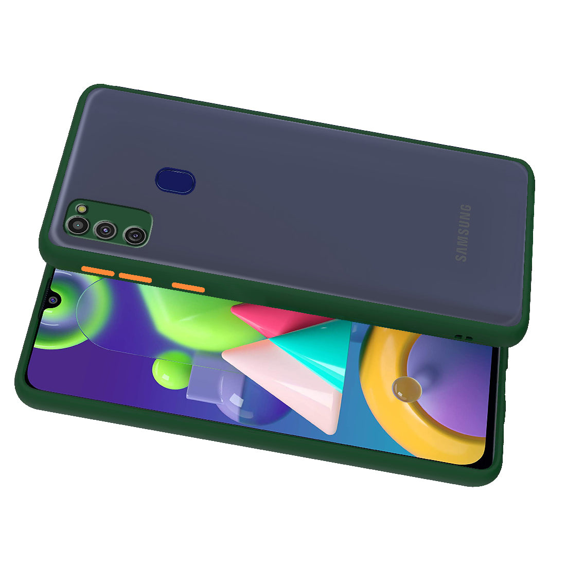 Smoke Back Case Cover for Samsung Galaxy M21 / M30s