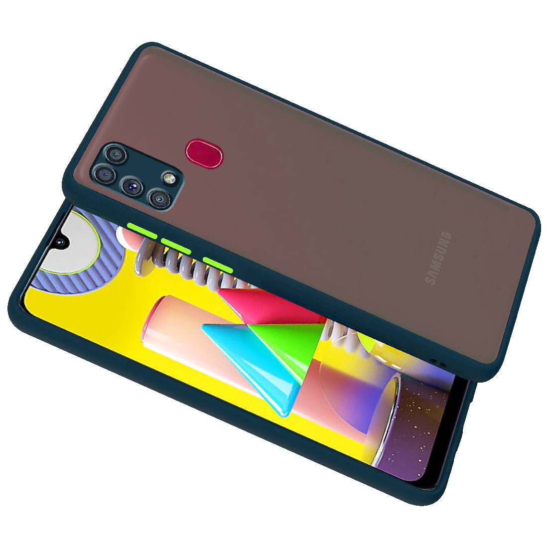 Smoke Back Case Cover for Samsung Galaxy M31 Prime / M31 / F41