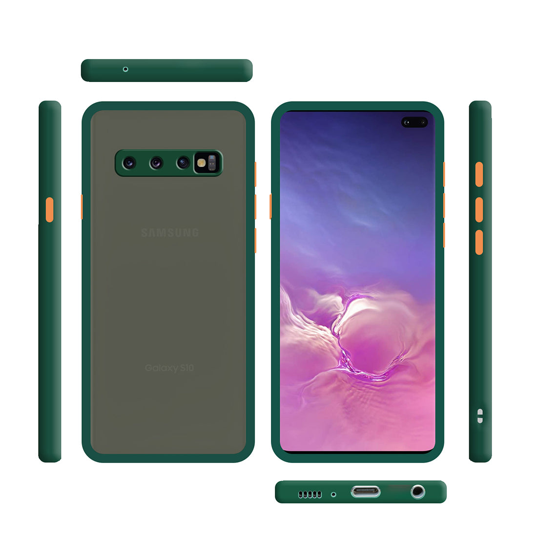 Smoke Back Case Cover for Samsung Galaxy S10 4G