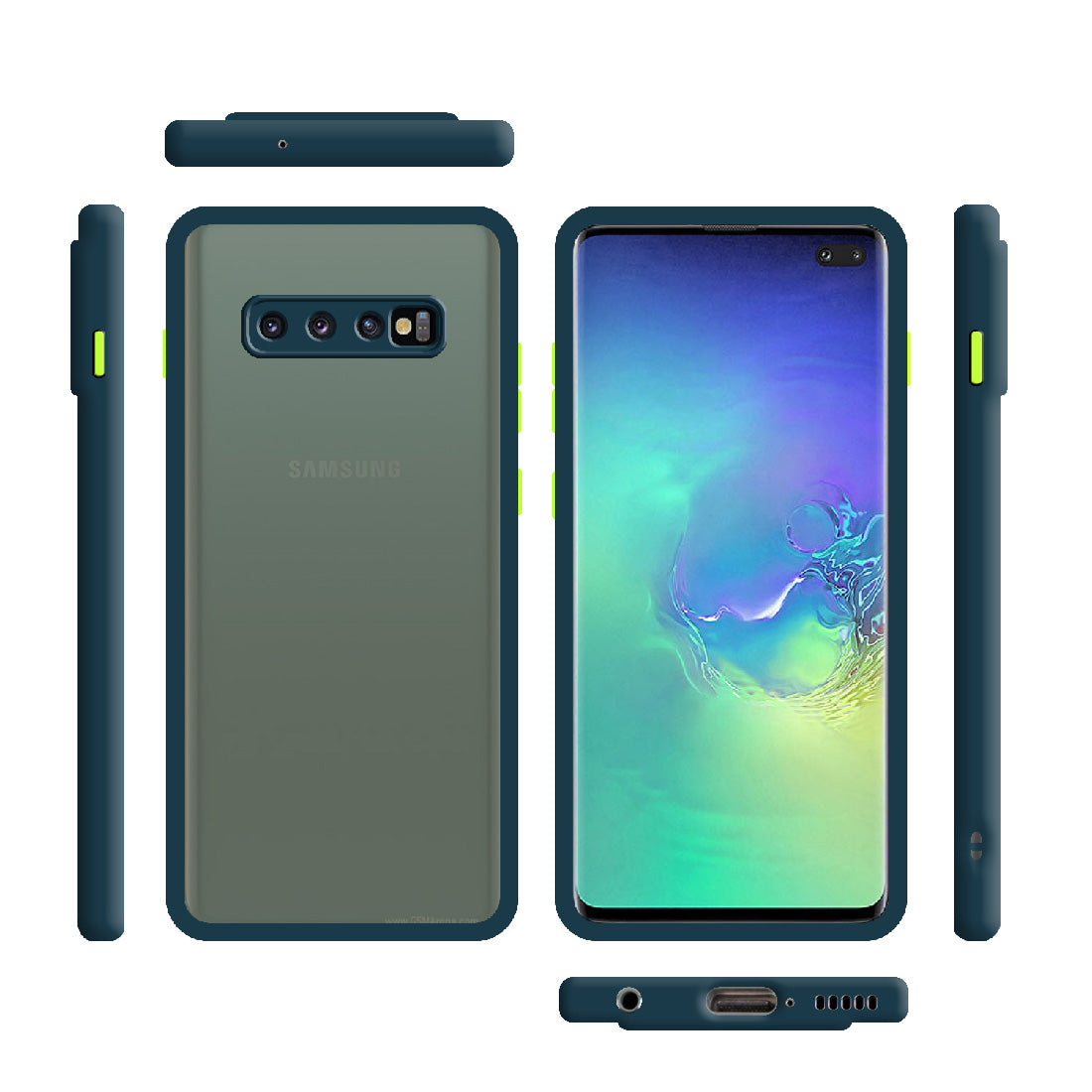 Smoke Back Case Cover for Samsung Galaxy S10 Plus