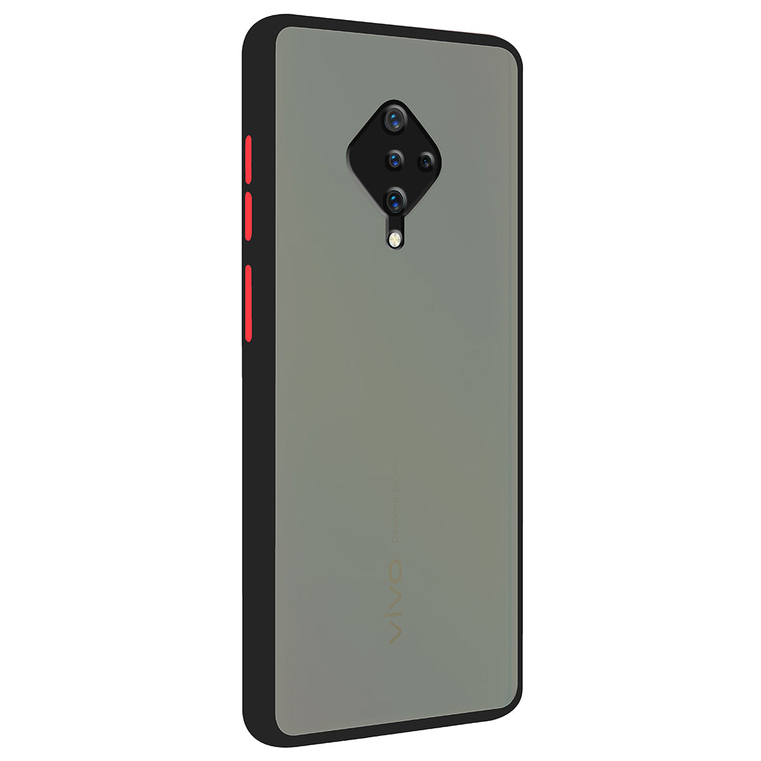 Smoke Back Case Cover for Vivo S1 Pro