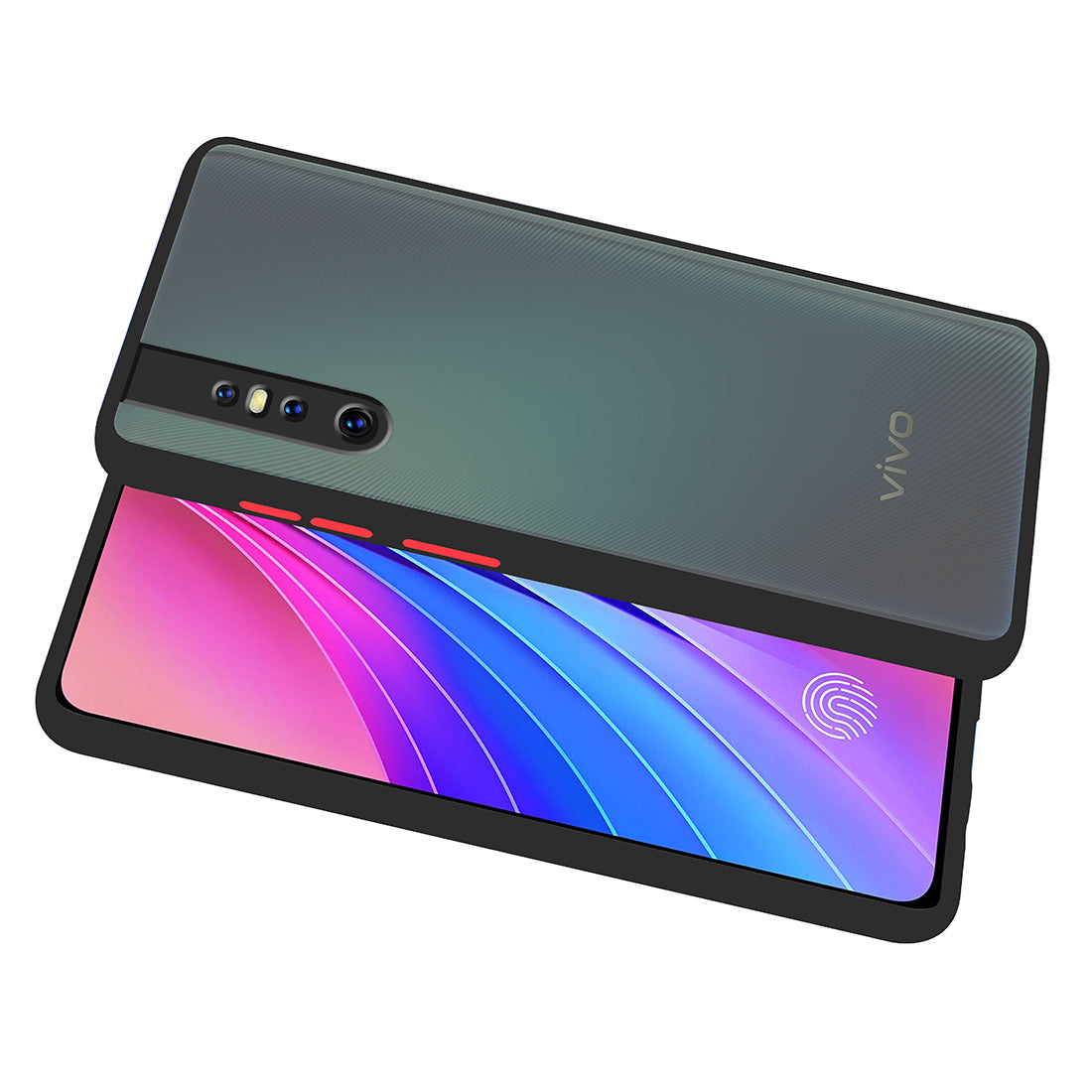 Smoke Back Case Cover for Vivo V15 Pro