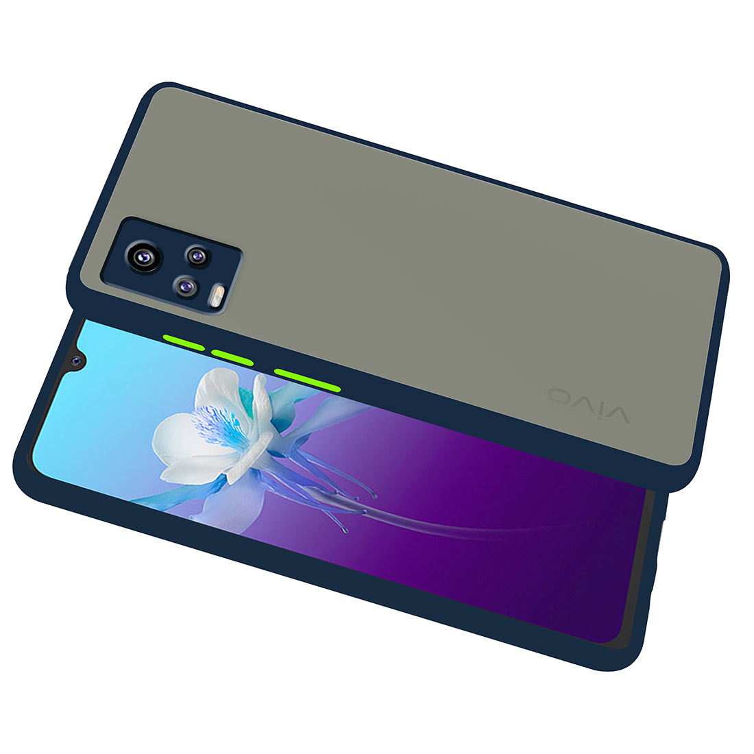 Smoke Back Case Cover for Vivo V20