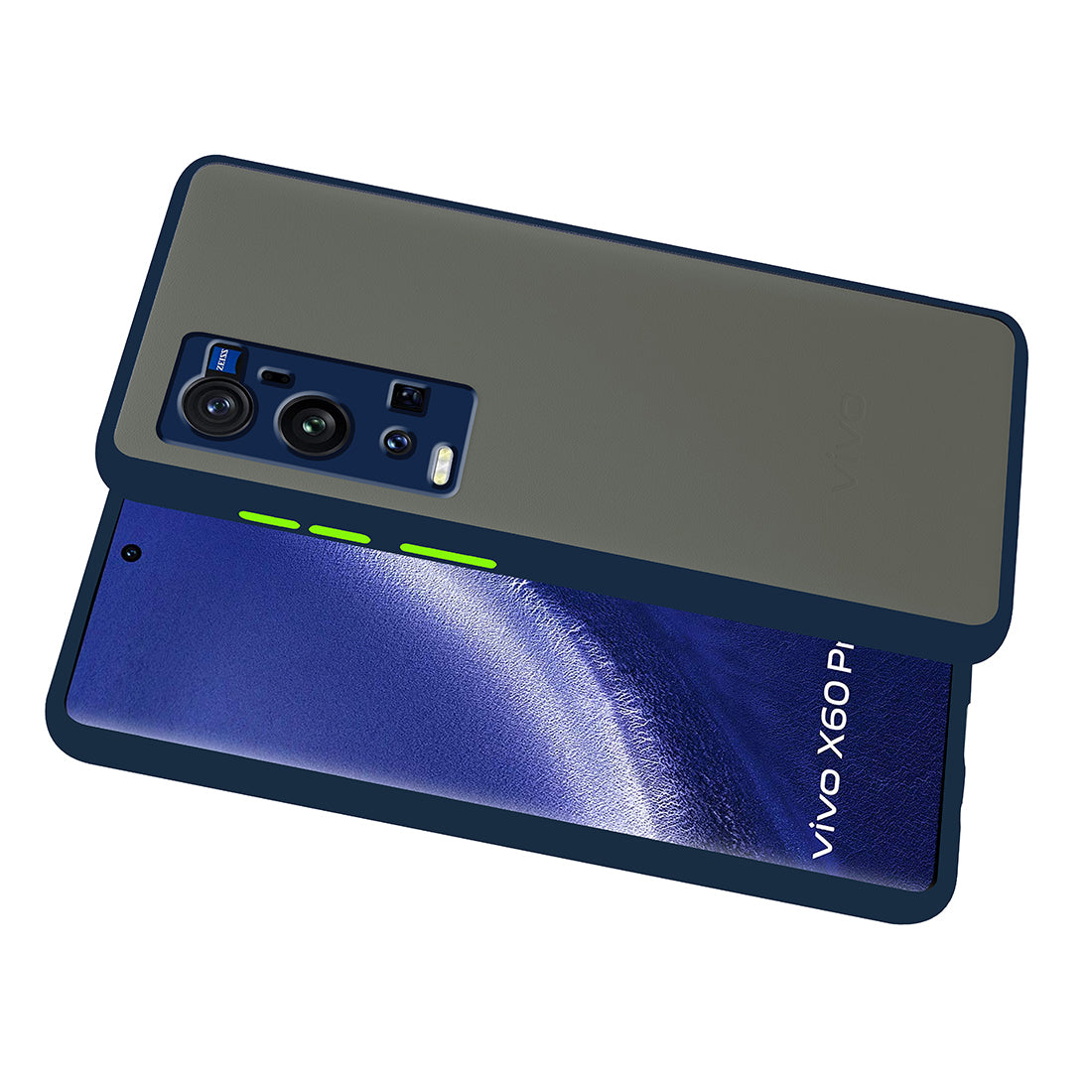 Smoke Back Case Cover for Vivo X60 Pro Plus
