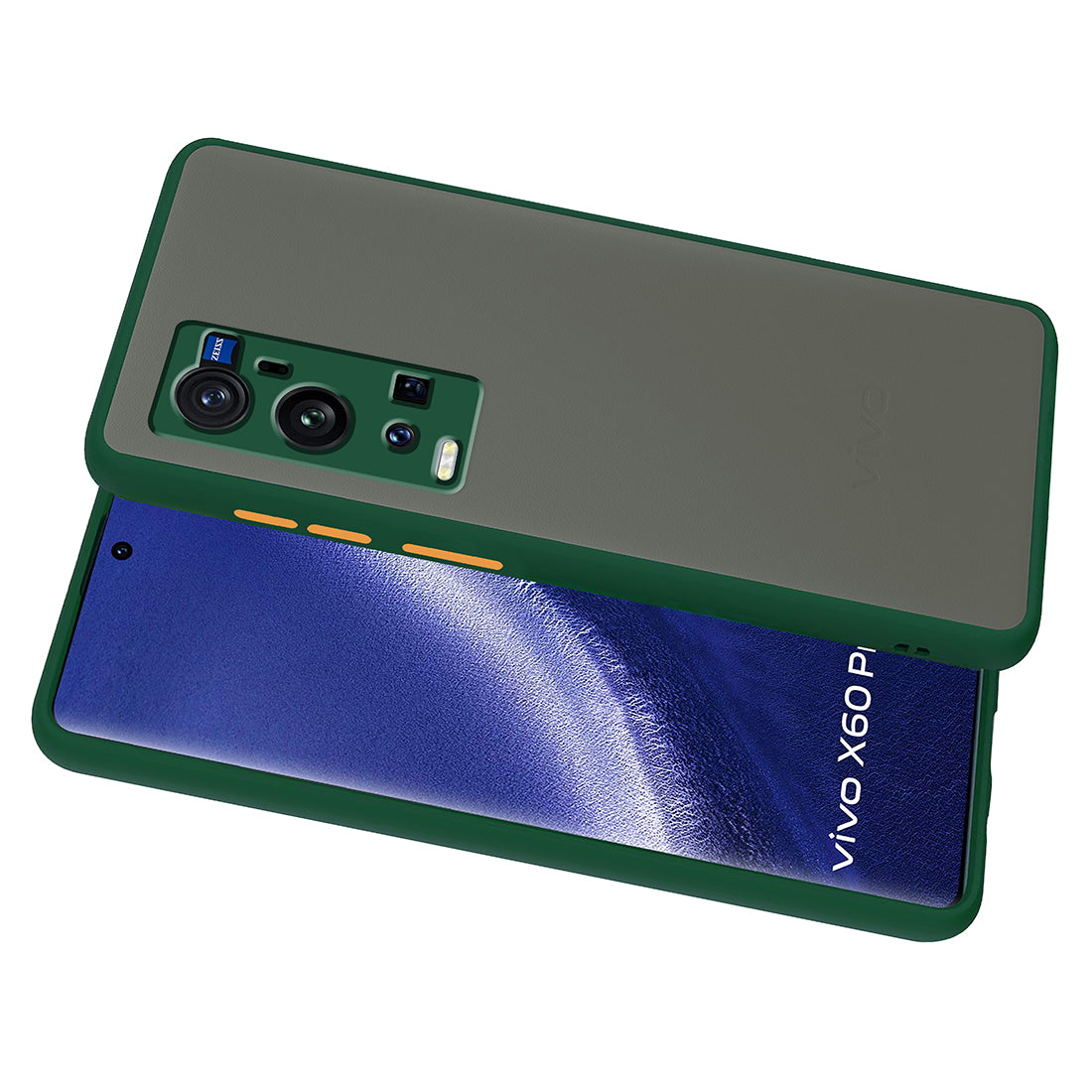 Smoke Back Case Cover for Vivo X60 Pro Plus