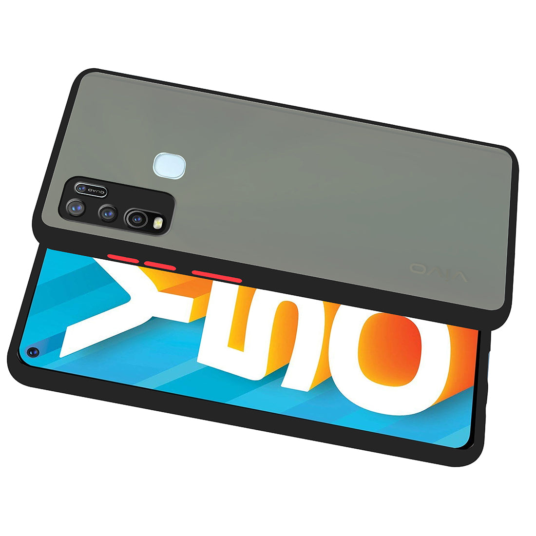 Smoke Back Case Cover for Vivo Y30 4G / Y50 4G