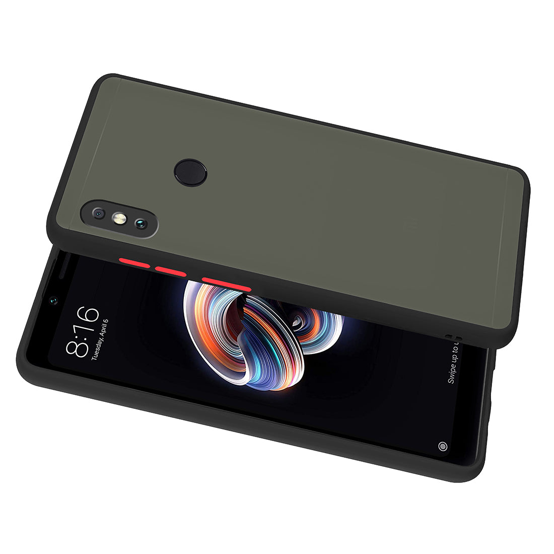 Smoke Back Case Cover for Mi Redmi Note 5 Pro