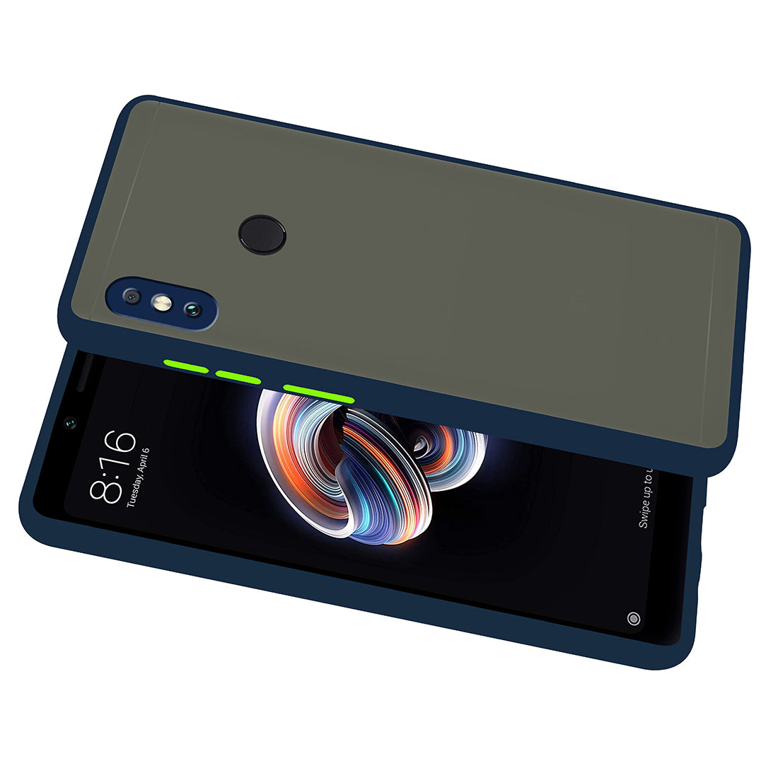 Smoke Back Case Cover for Mi Redmi Note 5 Pro