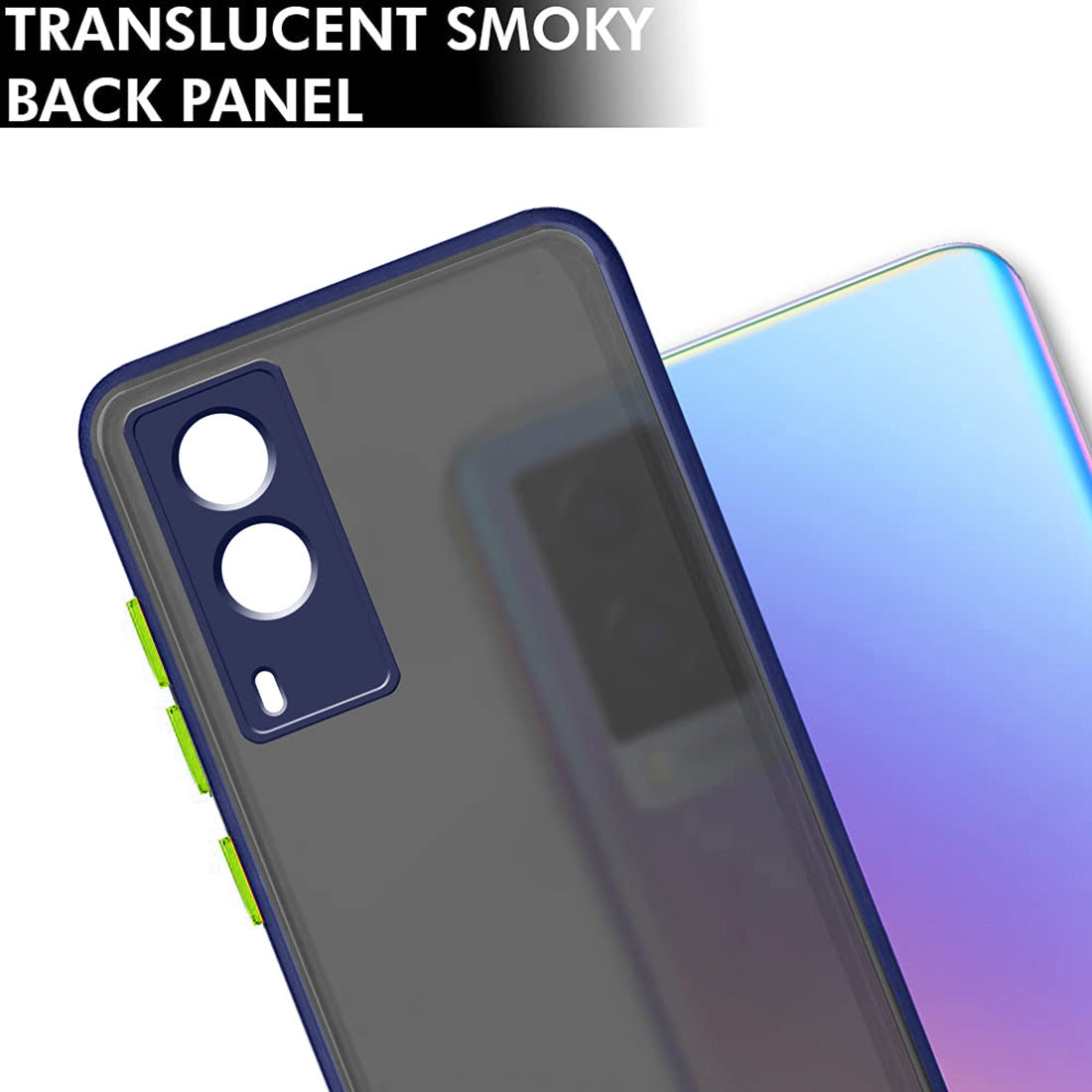 Smoke Back Case Cover for Vivo V21E 5G