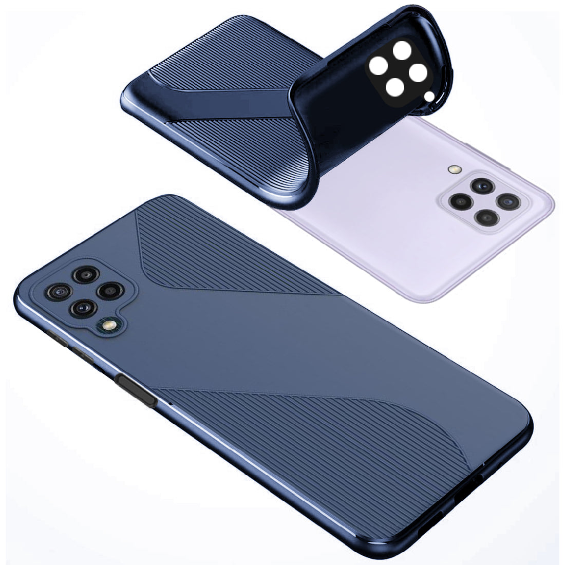 S-Style Matte TPU Back Cover for Samsung Galaxy A22 4G / F22 4G