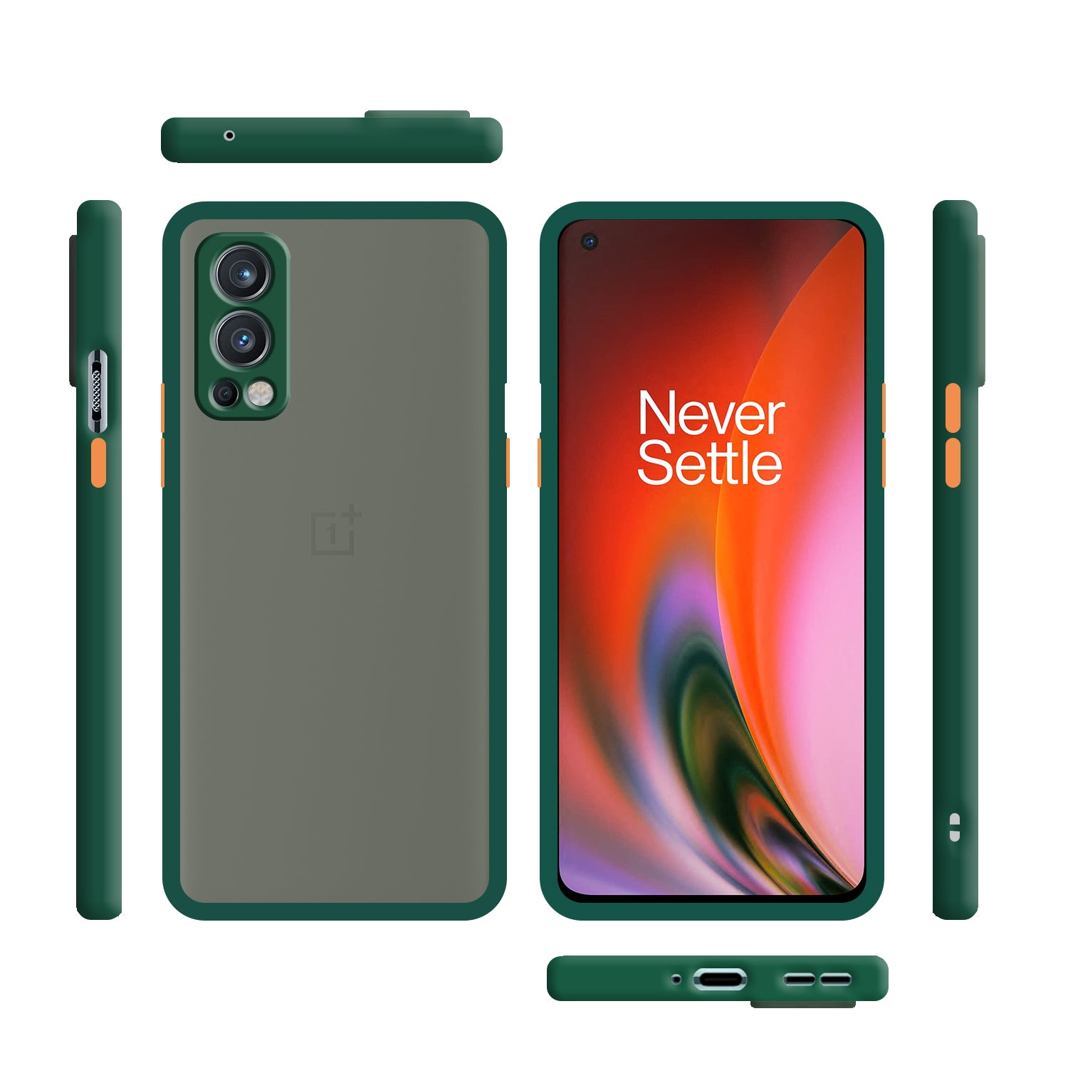 Smoke Back Case Cover for OnePlus Nord2 5G