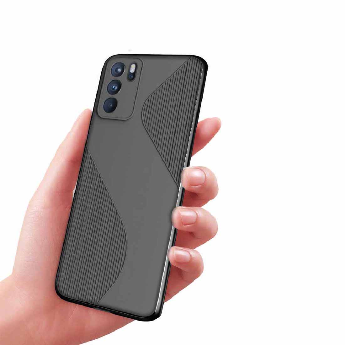 S-Style Matte TPU Back Cover for Oppo Reno6 5G
