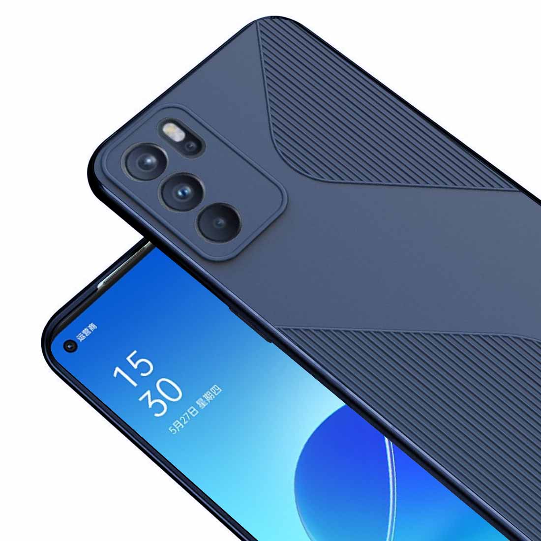 S-Style Matte TPU Back Cover for Oppo Reno6 5G