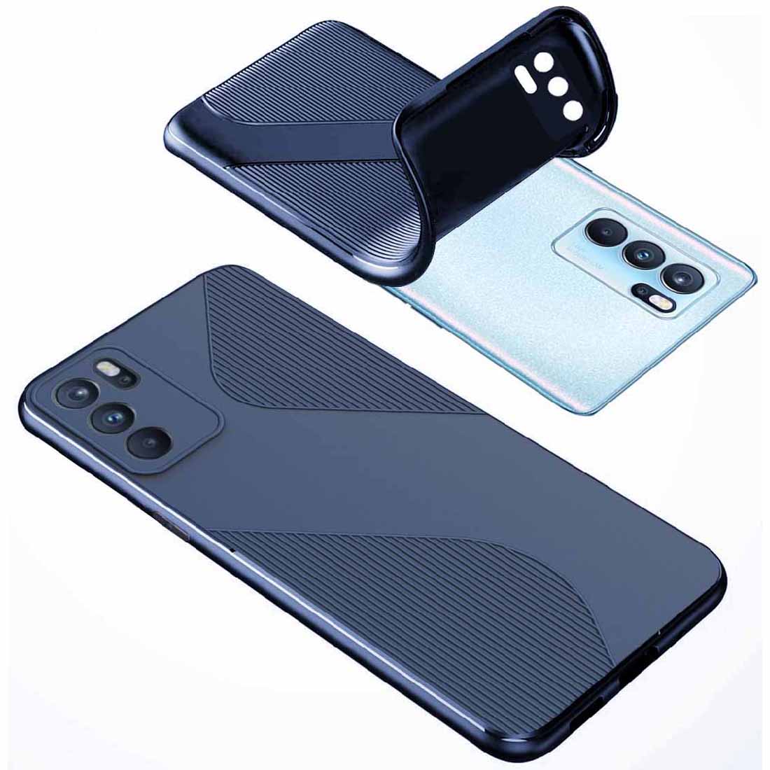 S-Style Matte TPU Back Cover for Oppo Reno6 5G