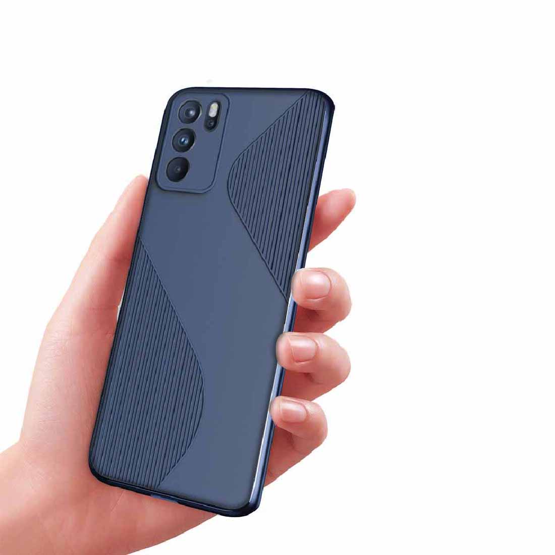 S-Style Matte TPU Back Cover for Oppo Reno6 5G