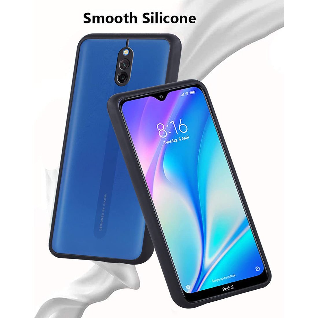 Smoke Back Case Cover for Mi Redmi 8A Dual