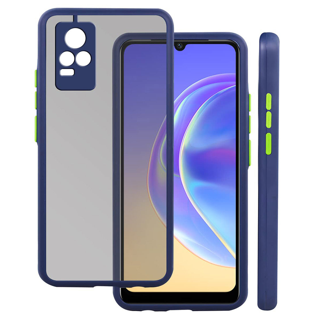 Smoke Back Case Cover for Vivo Y73 4G